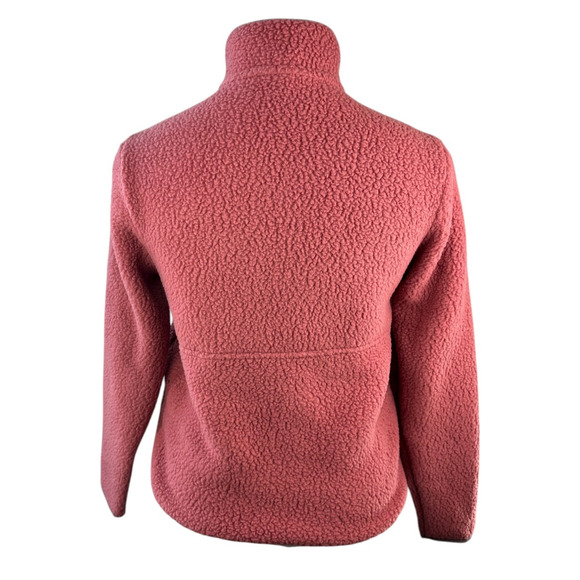 Patagonia Women’s Retro Pile Marsupial 1/2 Zip Fleece Rosehip *Company Logo Sm S - Picture 4 of 16